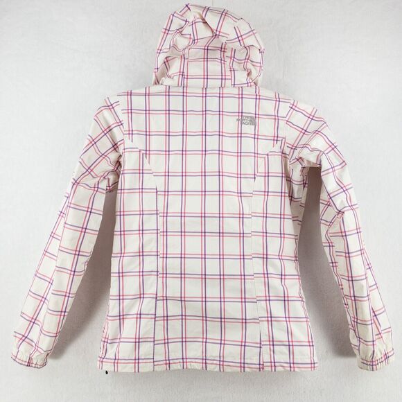 The North Face Jacket Womens Small White Hooded Hyvent Light Weight - Picture 11 of 16